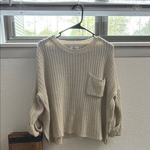 Cozy Cream Knit Sweater